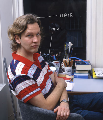 David Shrigley, portrait