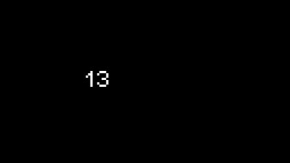 13, still: 01:00:00:00 *13* title card