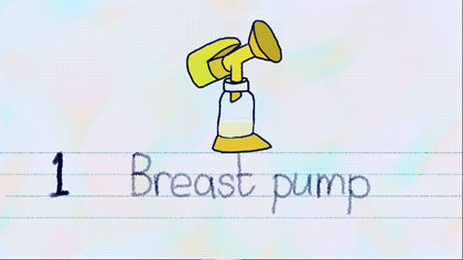 doubled up, still: 1 breast pump – although two should be used simultaneously to get the full bovine effect.