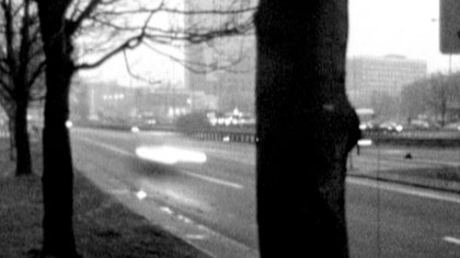 Half Life, still: Traffic speeds eastwards from the Plac Konstytucji, Warsaw