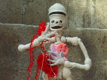 Hooked, still: Hooked skeleton