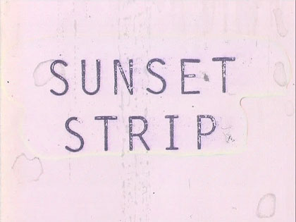 Sunset Strip, still: *Sunset Strip* title card
