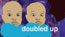 doubled up, still 1: *doubled up* title card