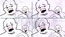 doubled up, still 26: Multiple image of Stan wailing – crying because we were holding him up to a mirror!