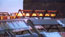 Exposure, still 14: Dexion glow: This image was taken about twenty minutes after sunrise, when the light of the sun is at its most acute angle. The strength and direction of the warm light has really pushed &amp; emphasized the residual colours of the old &amp; not so old metal construction.